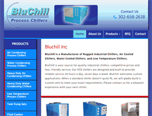 Tablet Screenshot of bluchill.com